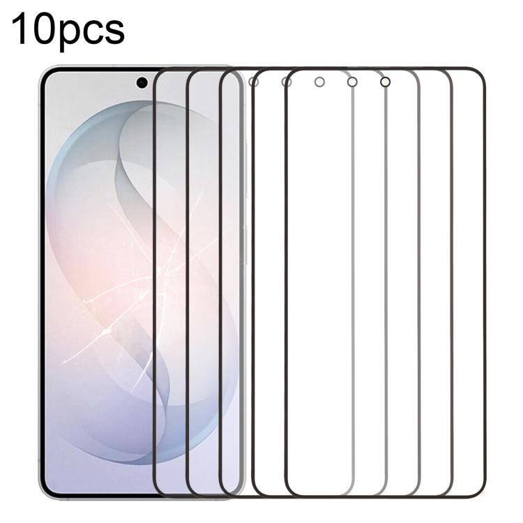 For Galaxy S26 SM-S942B 10pcs Front Screen Outer Glass Lens with OCA Optically Clear Adhesive