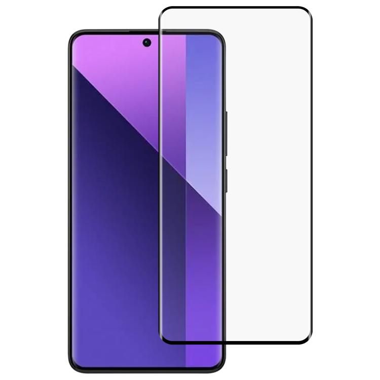 

For Xiaomi Redmi Note 13 Pro+ Full Glue 9H HD 3D Curved Edge Tempered Glass Film(Black)