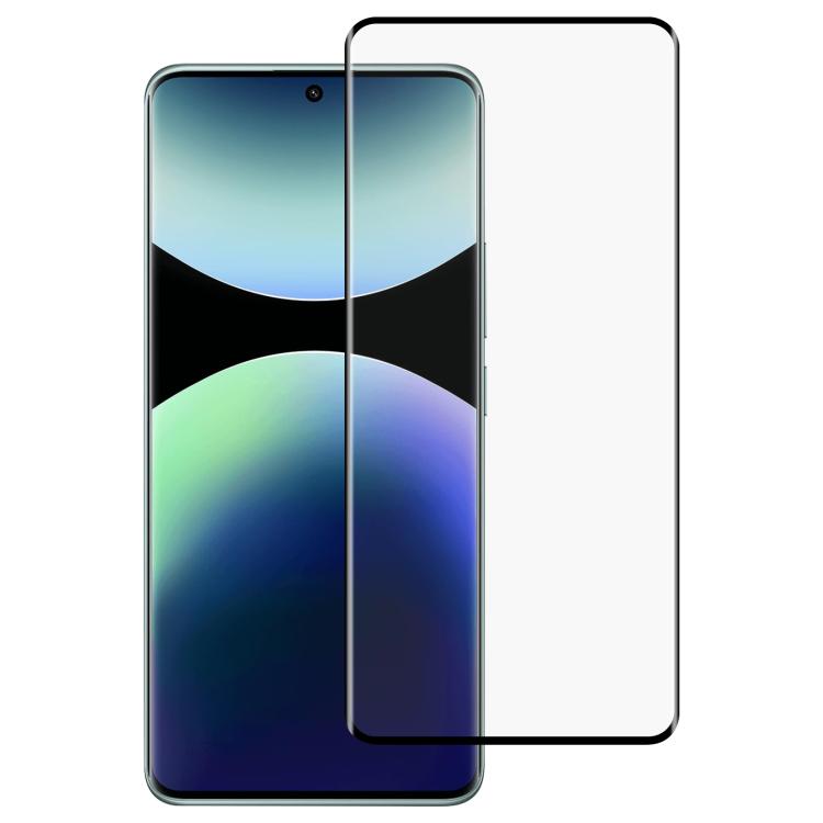 

For Xiaomi Redmi Note 14 Pro 5G / 4G Full Glue 9H HD 3D Curved Edge Tempered Glass Film(Black)