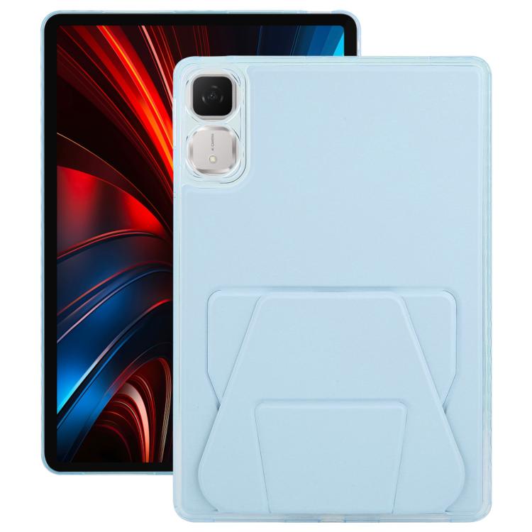

For Honor Pad GT 11.5 2025 Folding Magnetic Holder Acrylic Leather Back Tablet Case(Sky Blue)