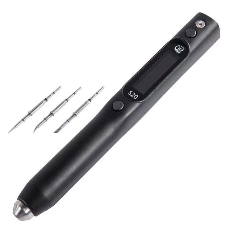 

S20 20W 9V Handheld Precision Soldering Iron with 3 Soldering Tips(EU Plug)