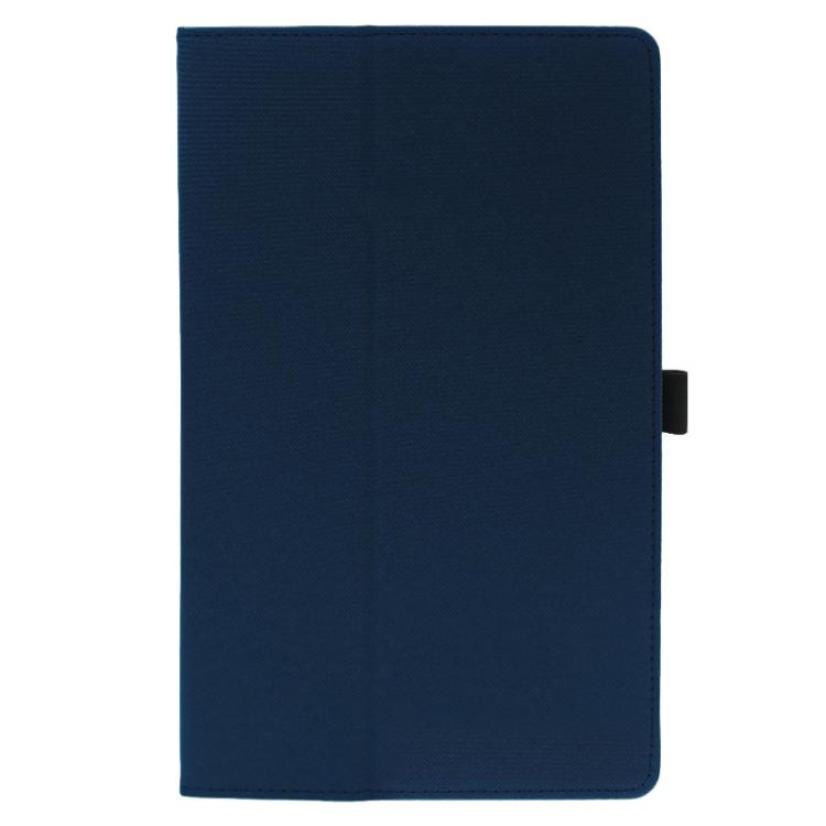 

For DOOGEE V Pad 2-Folding Magnetic Shockproof Leather Tablet Case(Dark Blue)