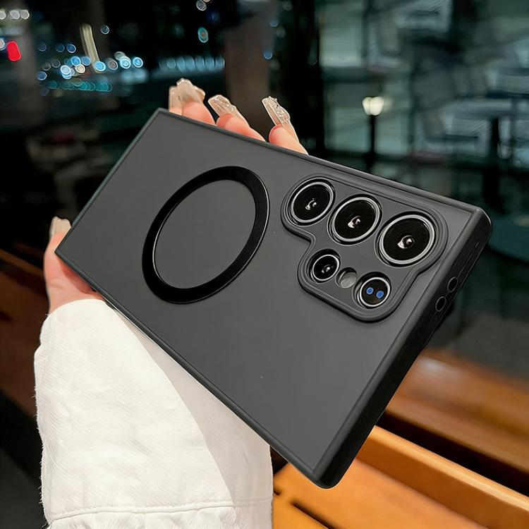 

For Samsung Galaxy S26 Ultra 5G Hawkeye Skin Feel MagSafe Phone Case(Black)