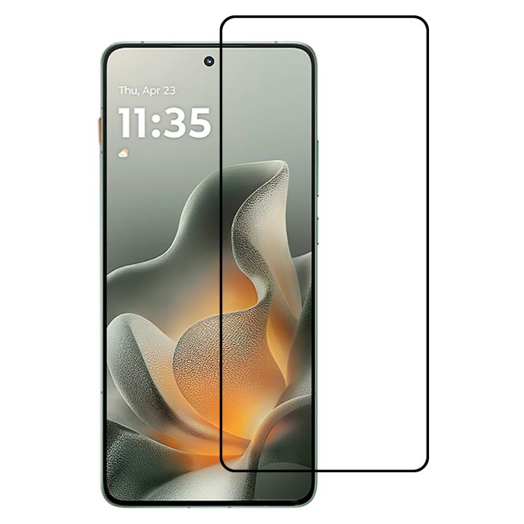 

For Motorola Edge 70 Pro 5G Full Glue 9H HD 3D Curved Edge Tempered Glass Film(Black)
