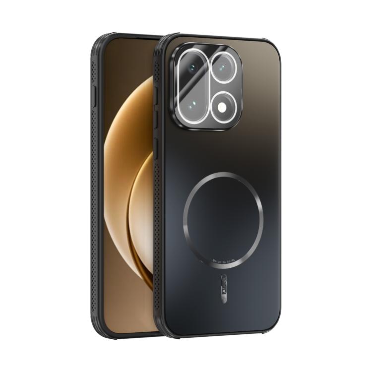 

For OnePlus 15 ABEEL Heat Dissipation Frosted MagSafe Phone Case with Lens Film(Black)