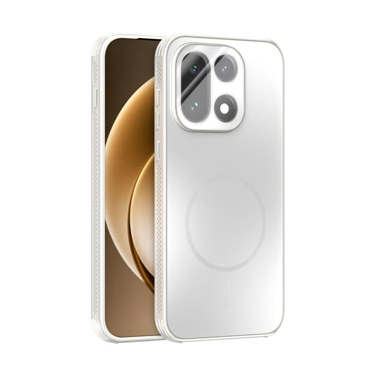 

For OnePlus 15 ABEEL Heat Dissipation Frosted MagSafe Phone Case with Lens Film(White)