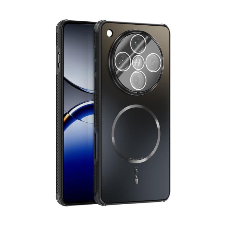 

For OPPO Find X8 Pro ABEEL Heat Dissipation Frosted MagSafe Phone Case with Lens Film(Black)