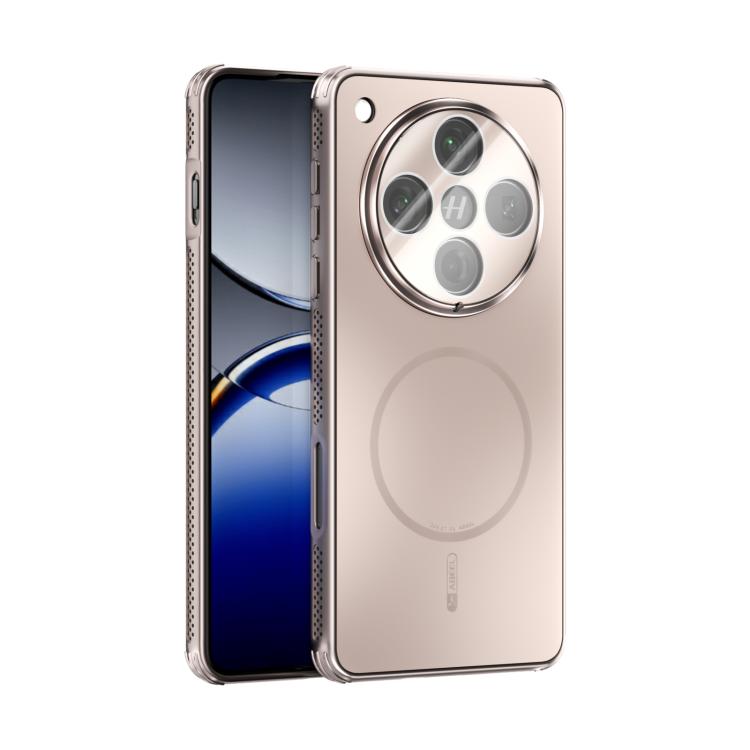 

For OPPO Find X8 Pro ABEEL Heat Dissipation Frosted MagSafe Phone Case with Lens Film(Rose Gold)