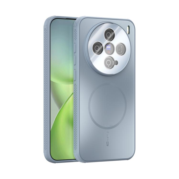

For vivo X200 Pro mini ABEEL Heat Dissipation Frosted MagSafe Phone Case with Lens Film(Light Blue)