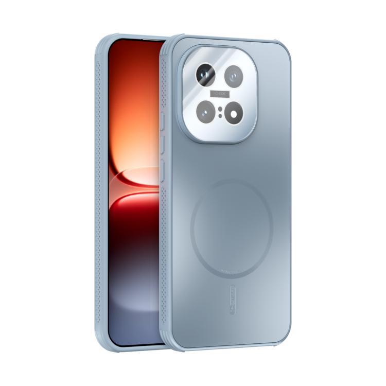 

For vivo iQOO 15 ABEEL Heat Dissipation Frosted MagSafe Phone Case with Lens Film(Light Blue)