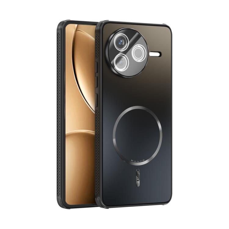 

For Redmi K80 ABEEL Heat Dissipation Frosted MagSafe Phone Case with Lens Film(Black)