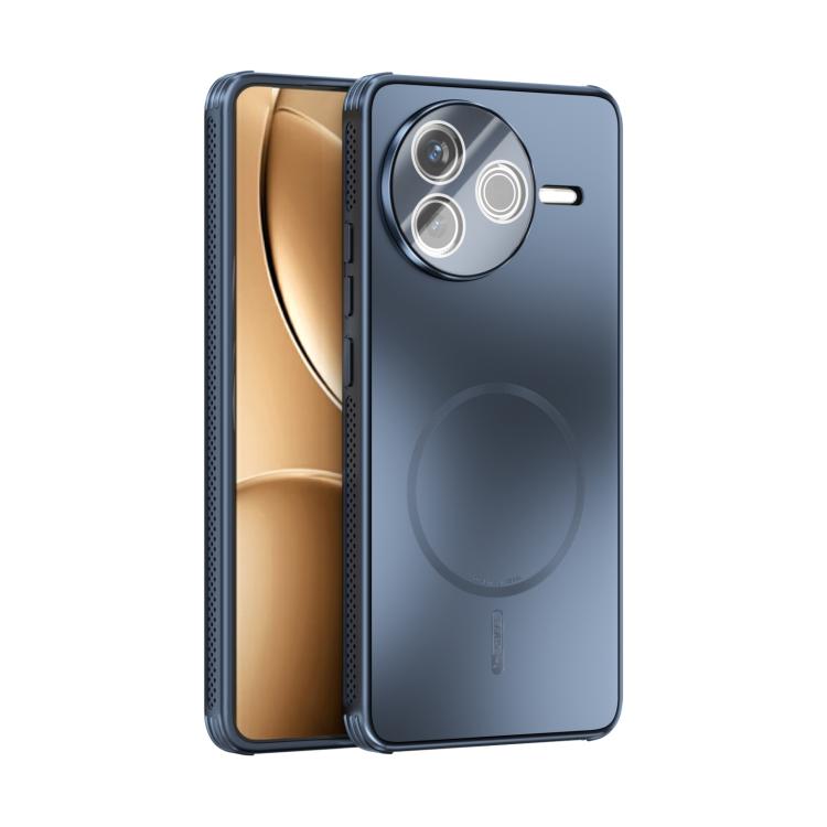 

For Redmi K80 ABEEL Heat Dissipation Frosted MagSafe Phone Case with Lens Film(Dark Blue)