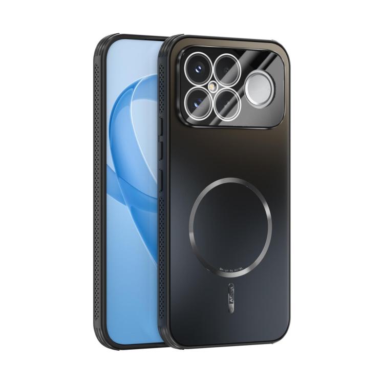 

For Redmi K90 Pro Max ABEEL Heat Dissipation Frosted MagSafe Phone Case with Lens Film(Black)