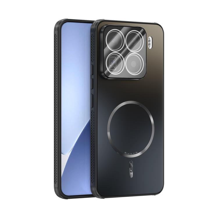 

For Xiaomi 15 Pro ABEEL Heat Dissipation Frosted MagSafe Phone Case with Lens Film(Black)