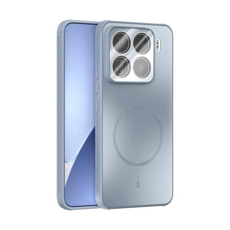 

For Xiaomi 15 Pro ABEEL Heat Dissipation Frosted MagSafe Phone Case with Lens Film(Light Blue)