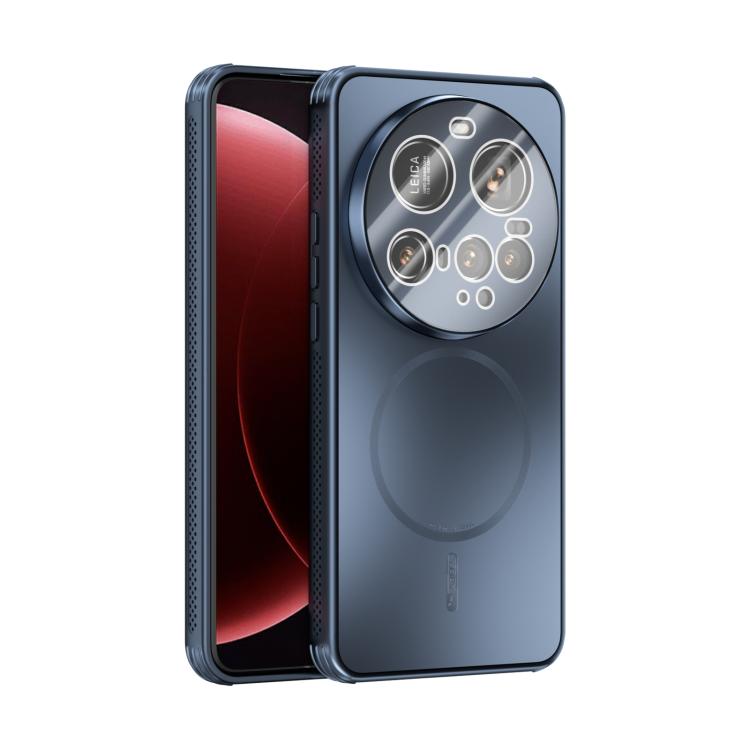 

For Xiaomi 15 Ultra ABEEL Heat Dissipation Frosted MagSafe Phone Case with Lens Film(Dark Blue)