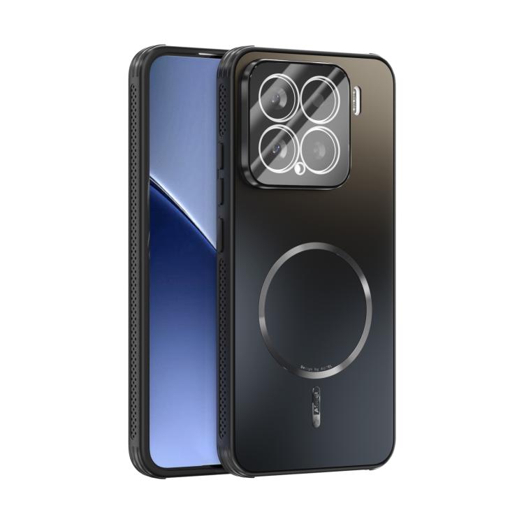 

For Xiaomi 15 ABEEL Heat Dissipation Frosted MagSafe Phone Case with Lens Film(Black)