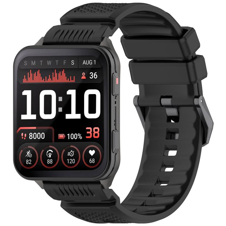

For Garmin Venu X1 xDfind Armor Silicone Watch Band(Black)