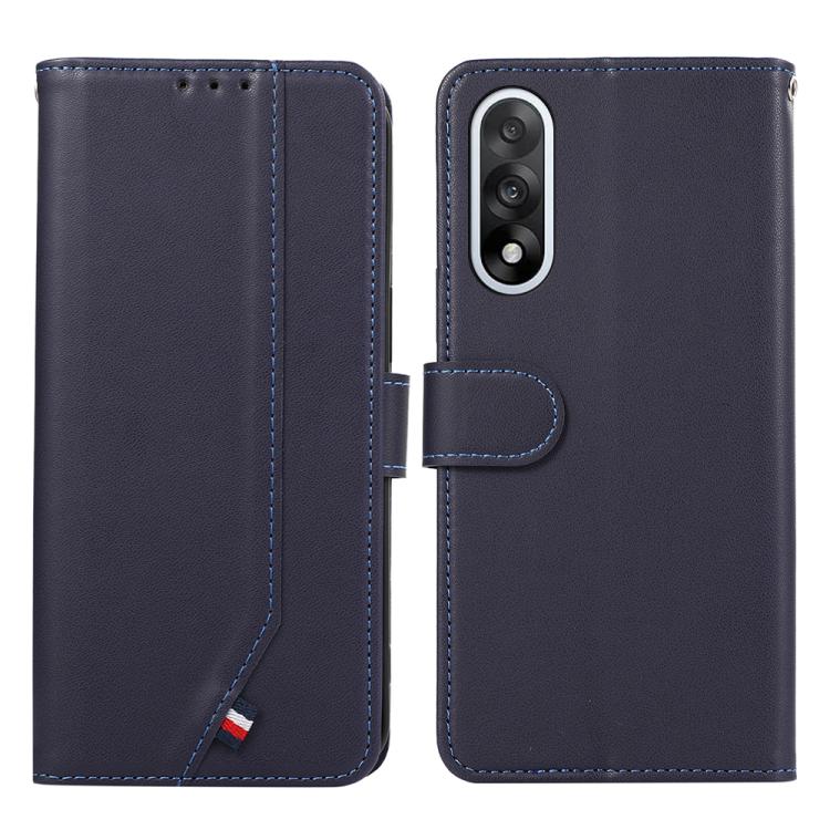 

For OnePlus Nord 5 ABEEL Delicate Texture Splicing RFID Leather Phone Case(Blue)