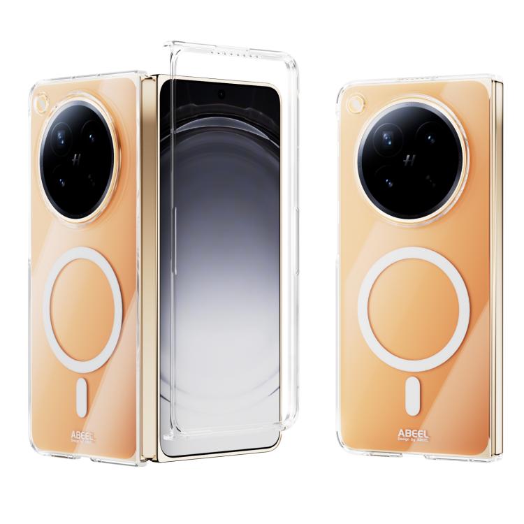

For OPPO Find N6 5G ABEEL Transparent MagSafe Magnetic Scratch-resistant PC Phone Case(Transparent)