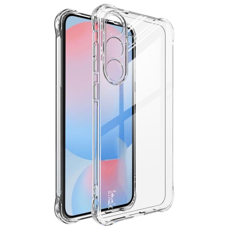

For Samsung Galaxy S25 FE 5G imak Shockproof Airbag TPU Phone Case(Transparent)