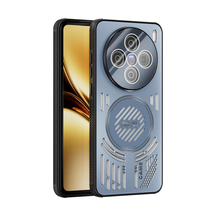 

For vivo X200 ABEEL Ice Fox Series Magsafe Heat Sink Cooling Phone Case(Blue)