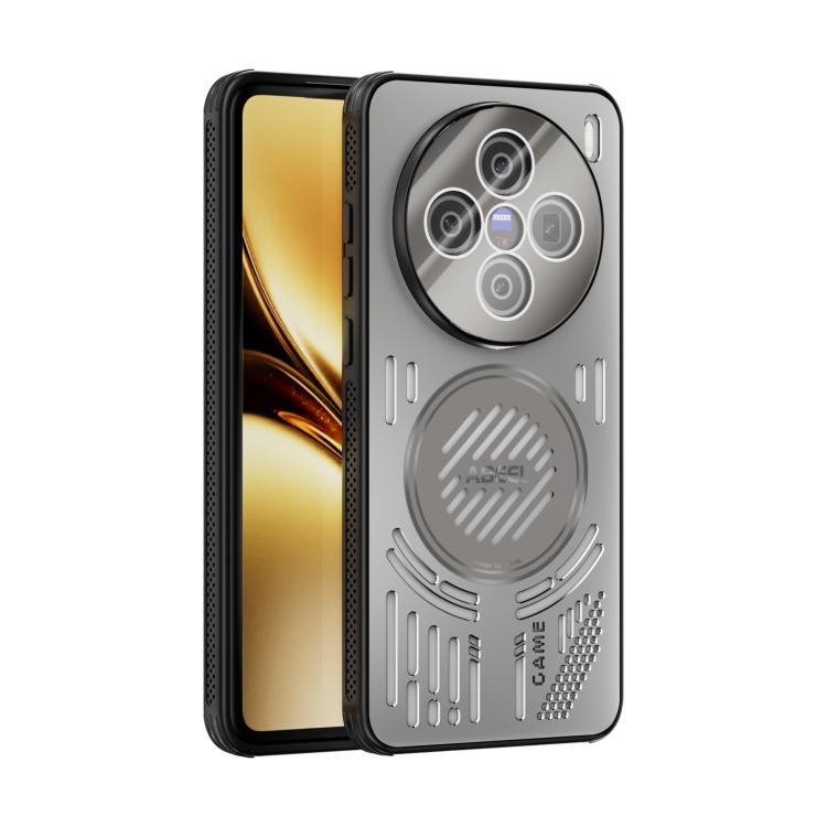 

For vivo X200 ABEEL Ice Fox Series Magsafe Heat Sink Cooling Phone Case(Titanium Gray)