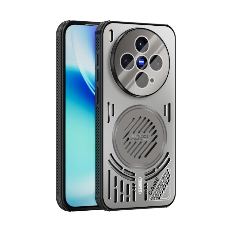 

For vivo X300 ABEEL Ice Fox Series Magsafe Heat Sink Cooling Phone Case(Titanium Gray)