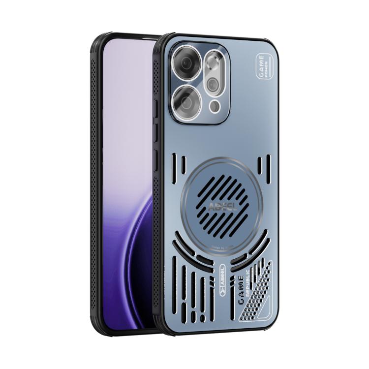 

For OPPO Reno 14 Global ABEEL Ice Fox Series Magsafe Heat Sink Cooling Phone Case(Blue)