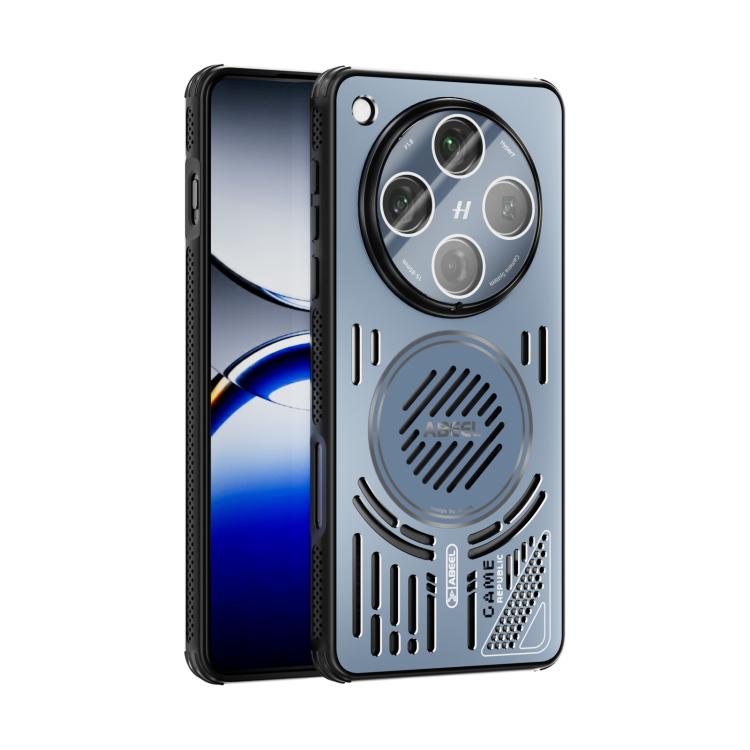 

For OPPO Find X8 Pro ABEEL Ice Fox Series Magsafe Heat Sink Cooling Phone Case(Blue)