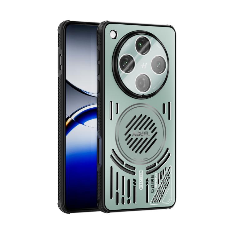 

For OPPO Find X8 Pro ABEEL Ice Fox Series Magsafe Heat Sink Cooling Phone Case(Light Green)