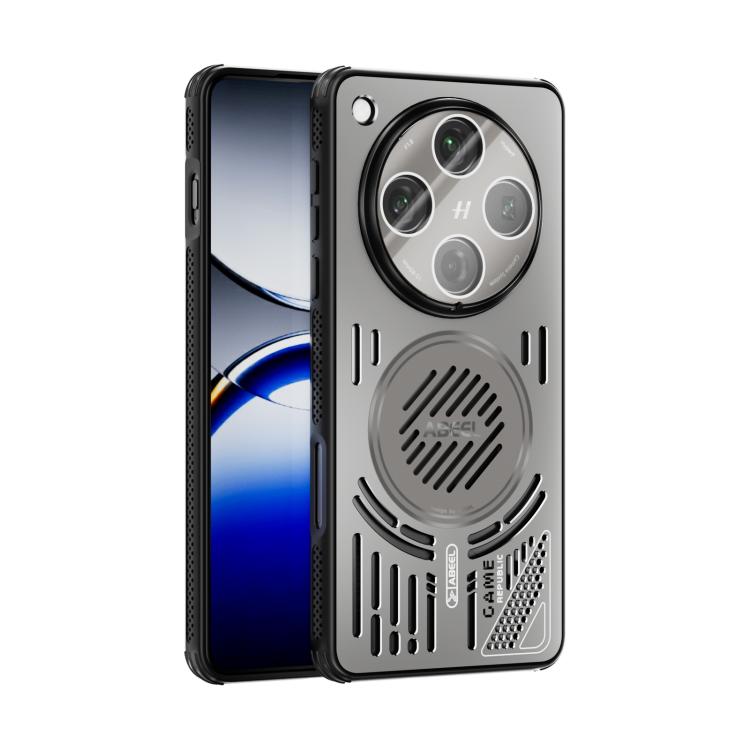 

For OPPO Find X8 Pro ABEEL Ice Fox Series Magsafe Heat Sink Cooling Phone Case(Titanium Gray)