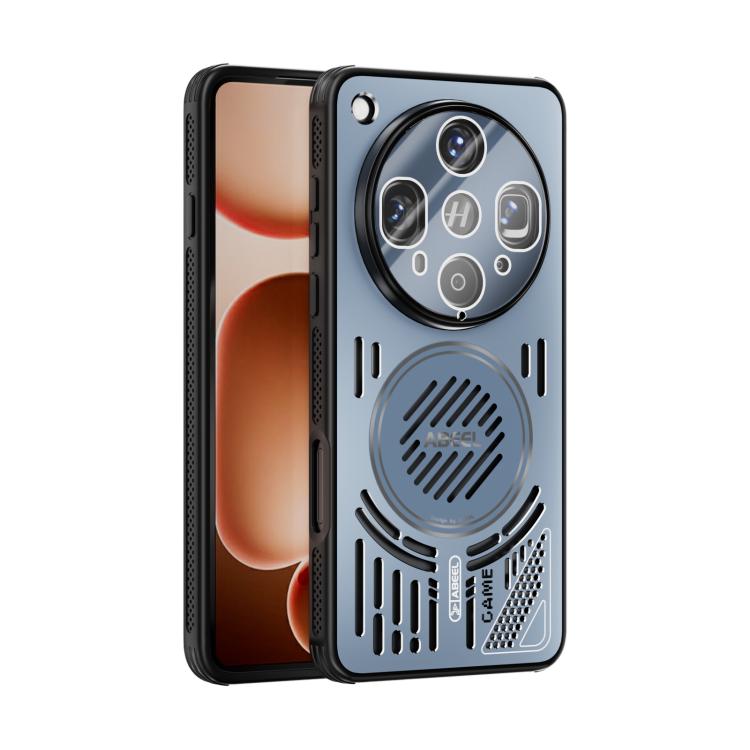 

For OPPO Find X8 Ultra ABEEL Ice Fox Series Magsafe Heat Sink Cooling Phone Case(Blue)