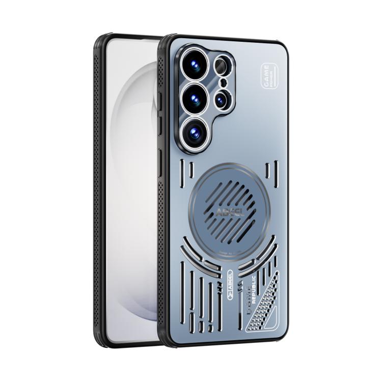 

For Samsung Galaxy S26 Ultra 5G ABEEL Ice Fox Series Magsafe Heat Sink Cooling Phone Case(Blue)