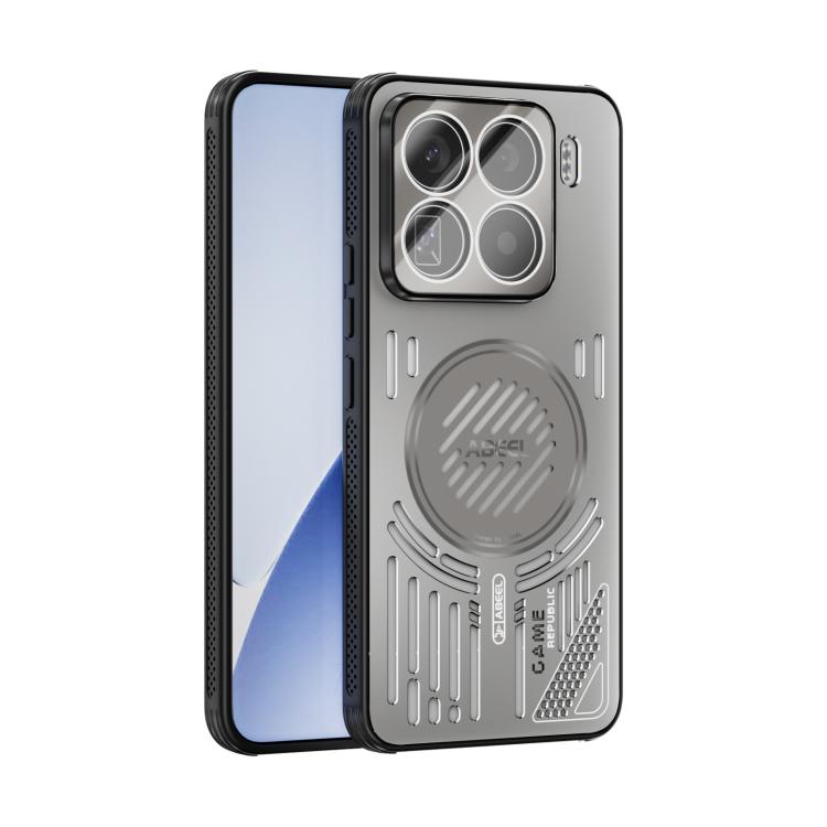 

For Xiaomi 15 Pro ABEEL Ice Fox Series Magsafe Heat Sink Cooling Phone Case(Titanium Gray)