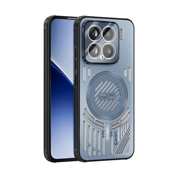 

For Xiaomi 15 ABEEL Ice Fox Series Magsafe Heat Sink Cooling Phone Case(Blue)