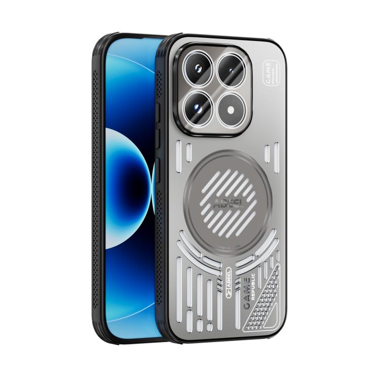 

For Xiaomi 17 ABEEL Ice Fox Series Magsafe Heat Sink Cooling Phone Case(Titanium Gray)