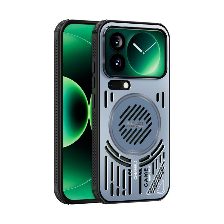 

For Xiaomi 17 Pro ABEEL Ice Fox Series Magsafe Heat Sink Cooling Phone Case(Blue)