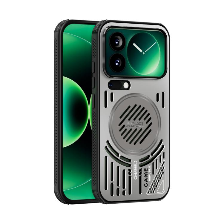 

For Xiaomi 17 Pro ABEEL Ice Fox Series Magsafe Heat Sink Cooling Phone Case(Titanium Gray)