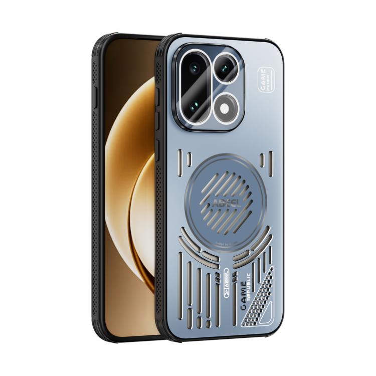 

For OnePlus 15 ABEEL Ice Fox Series Magsafe Heat Sink Cooling Phone Case(Blue)