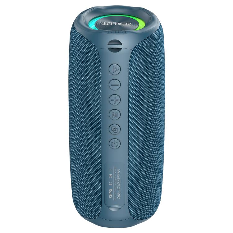 

Zealot MP2 20W Portable Outdoor RGB Bluetooth Speaker(Blue)