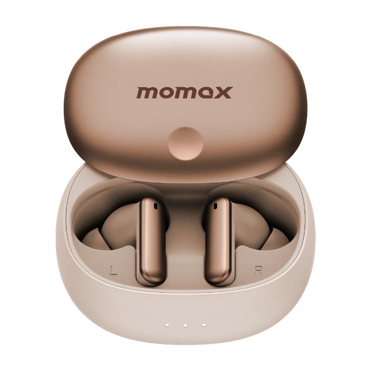 MOMAX 1-Vibe Lite True Wireless Noise Cancelling Earphones(Gold) - Main Image