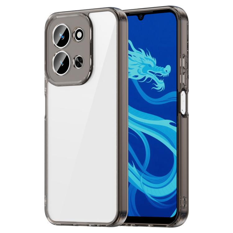 

For Redmi 15C 4G 173.1mm PC Hybrid TPU Airbag Shockproof Phone Case(Transparent Black)
