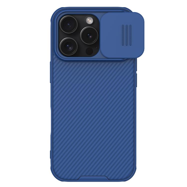

For iPhone 16 Pro NILLKIN CamShield Pro PC Phone Case(Blue)