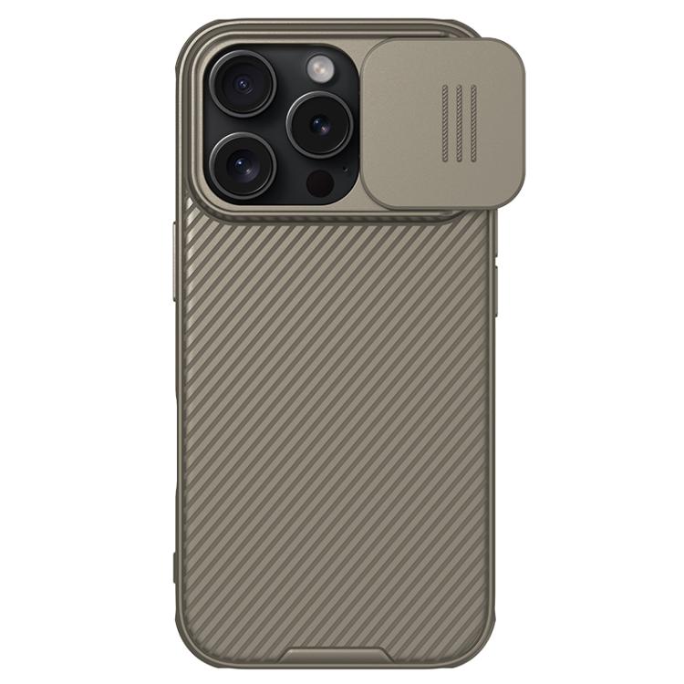 

For iPhone 16 Pro NILLKIN CamShield Pro PC Phone Case(Gold)