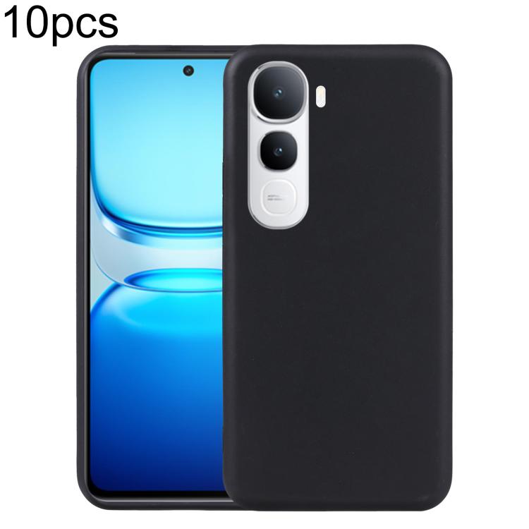 

For vivo iQOO Z10 Lite 4G 10pcs TPU Phone Case(Black)