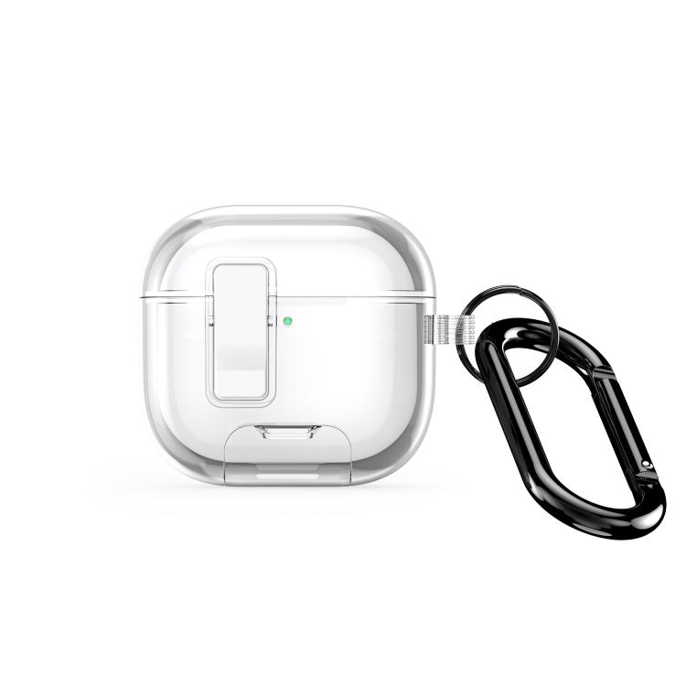 

For AirPods 4 DUX DUCIS PECR Series Holder & Security Lock Earphone Case(Transparent)
