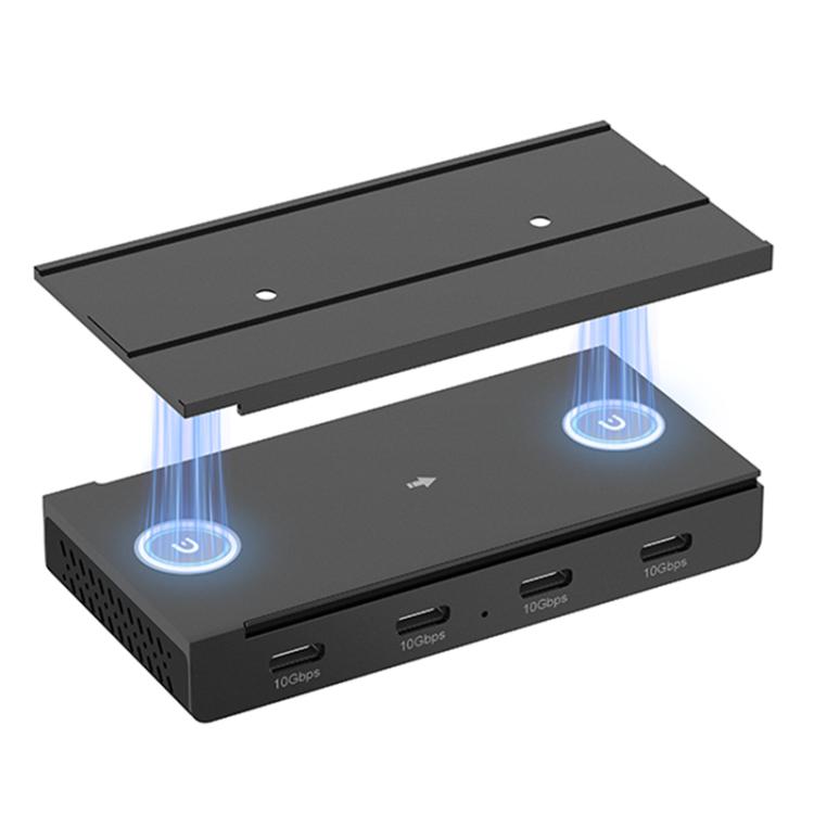 

ORICO HST-4C 4 in 1 USB 3.2 10Gbps Detachable Magnetic Docking Station(Black)