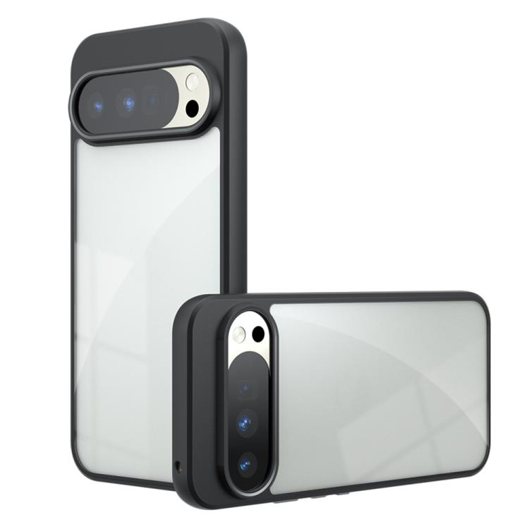 

For Google Pixel 10 Pro XL Armor Big Pore PC Hybrid TPU Phone Case(Transparent)
