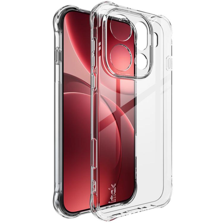 

For OPPO Find X9 Pro imak Shockproof Airbag TPU Phone Case(Transparent)